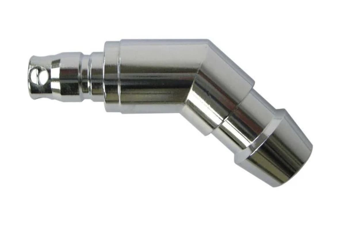 Dräger Narkosegasabsaugstecker „AGFS“ mit Schlauchanschluss, gewinkelt