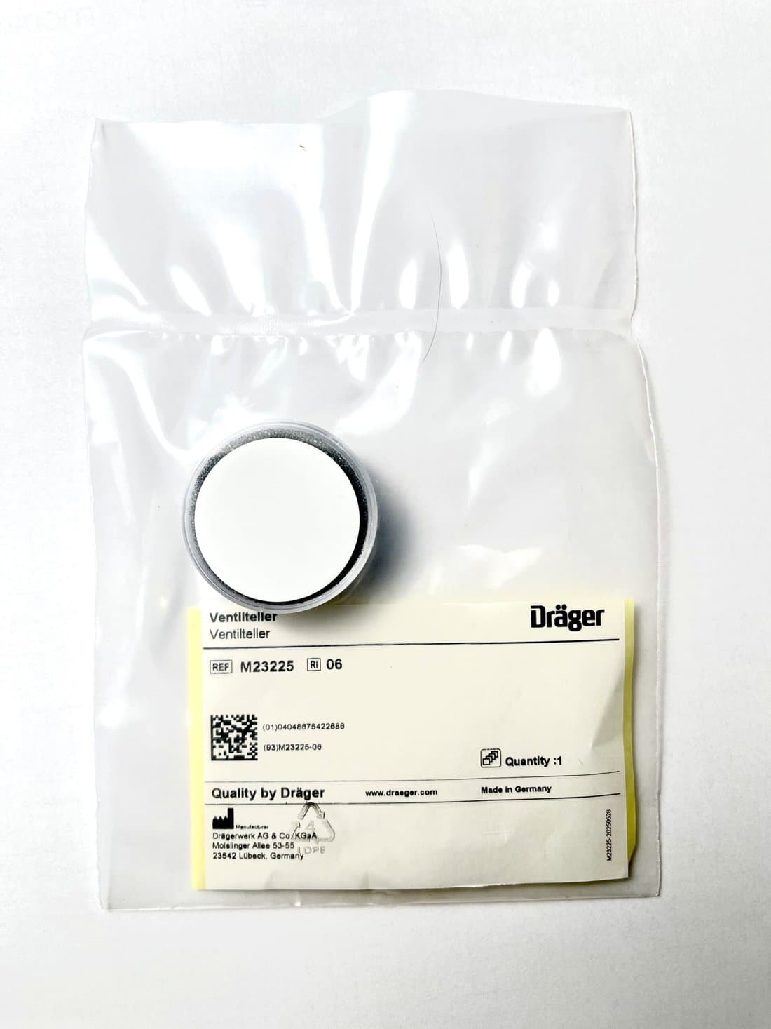 Dräger Ventilteller M23225