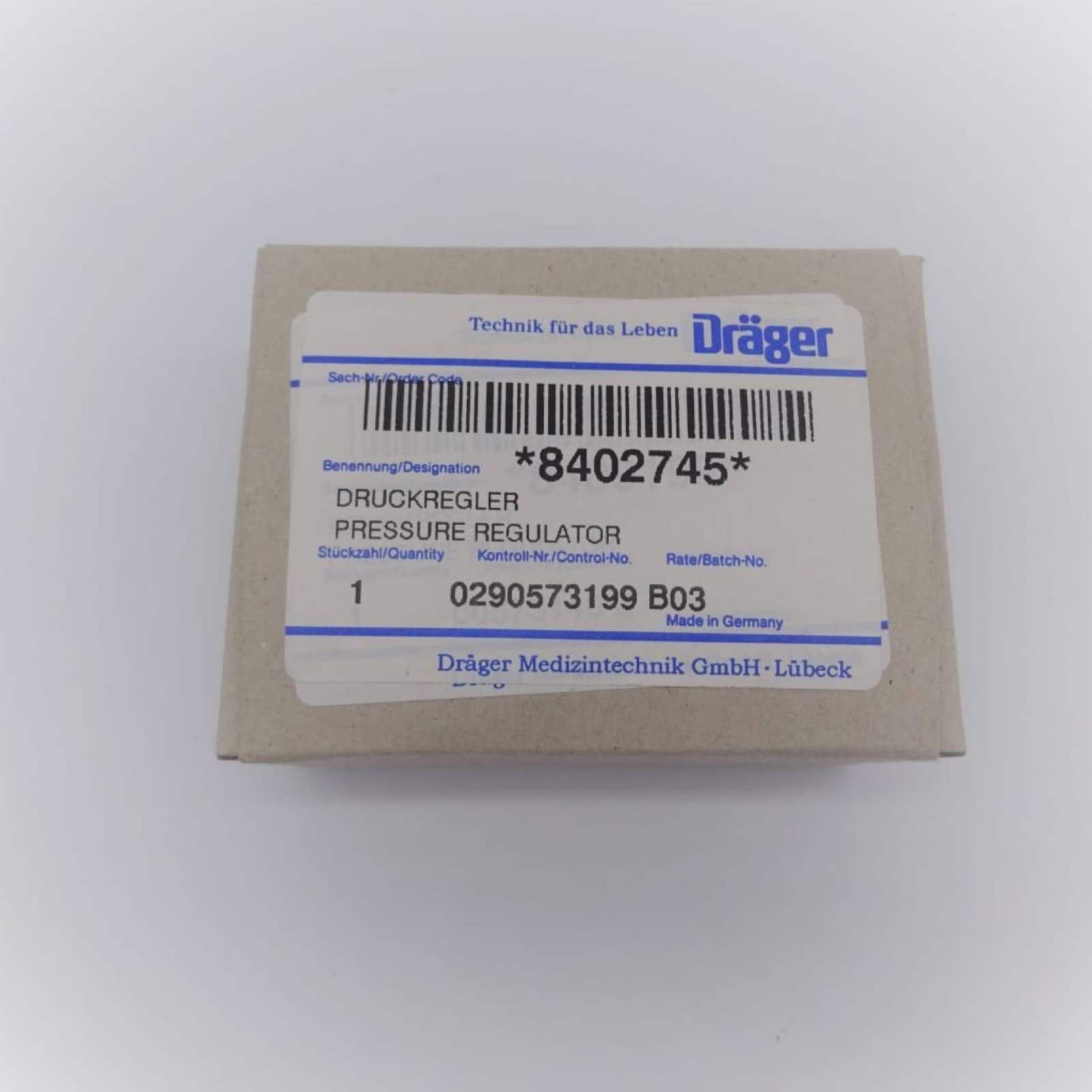 Druckregler Dräger Pressure regulator