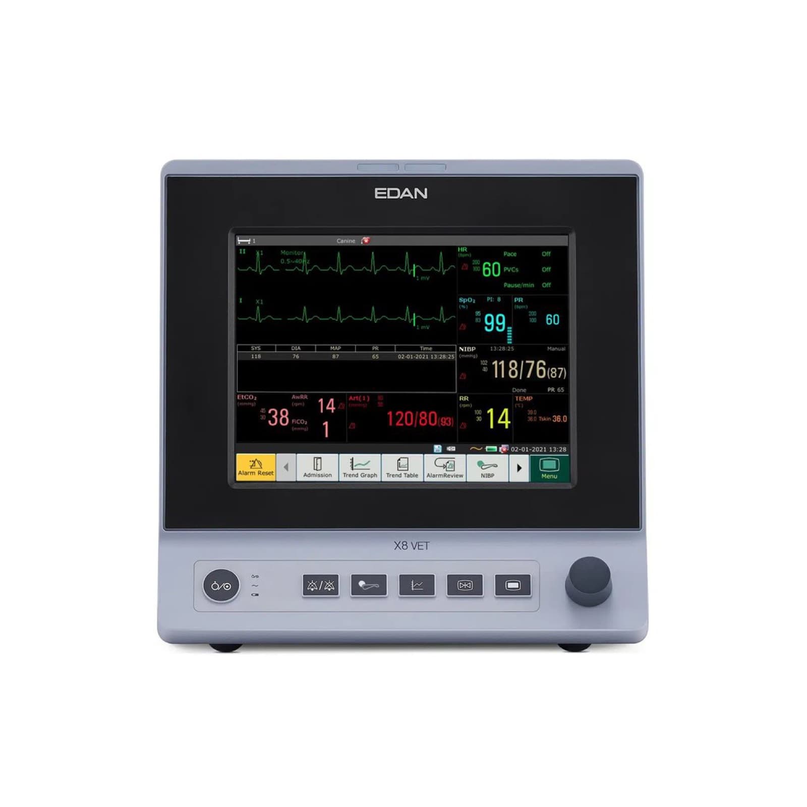 Edan X8 Vet – Veterinär-Patientenmonitor