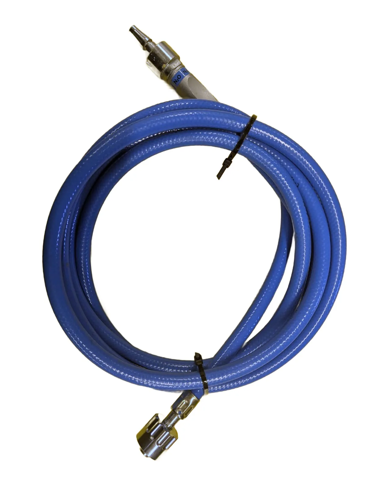 Lachgas Versorgungsschlauch Dräger NIST, UK-Stecker BS 5682, 2–2,5 m - gebraucht & refurbished