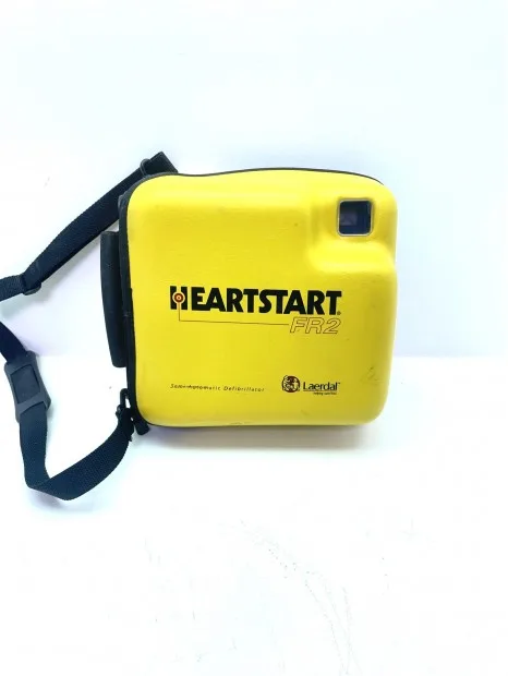 Philips HeartStart FR2 – halbautomatischer Defibrillator (AED) – Gelbe Original-Tragetasche mit Schultergurt