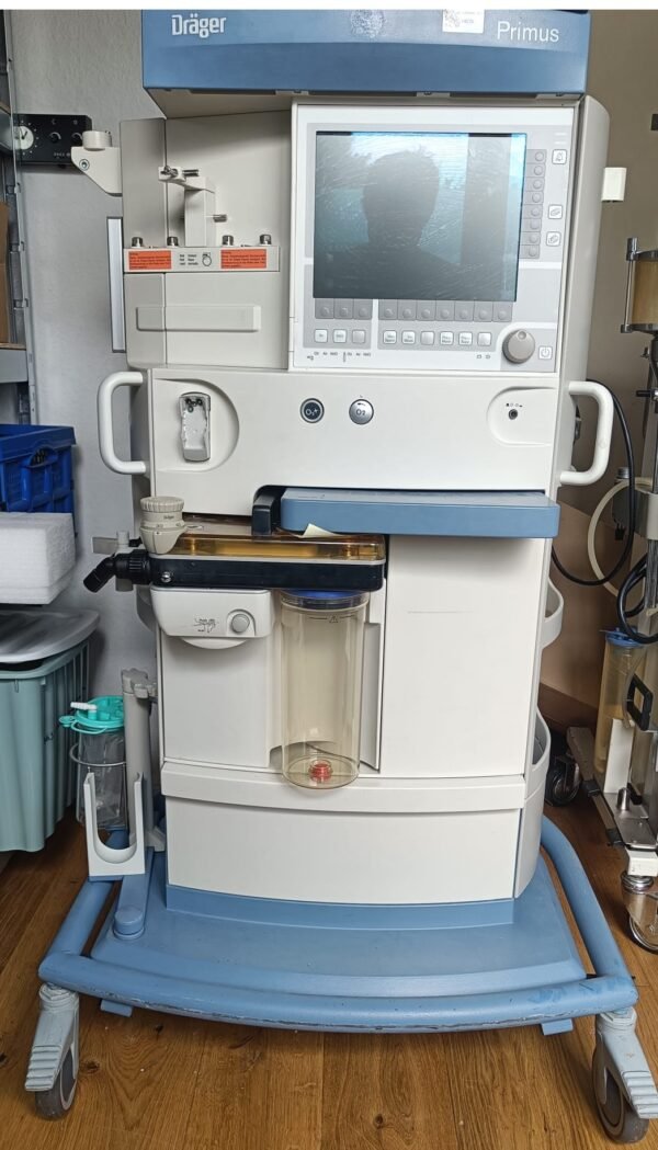 WhatsApp Image 2025-06-26 at 12.51.53 Dräger Primus Narkosegerät defekt Ersatzteilspender Vorderansicht