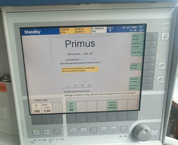 Dräger Primus -  nicht funktionsfähig (Ersatzteilspender / Reparatur) – Bild 3