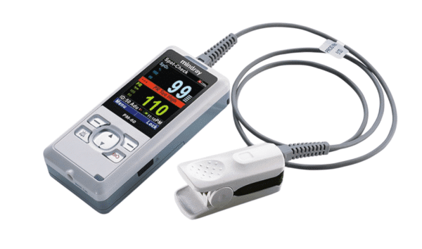 Mindray PM-60 Pulsoximeter Neugerät mit Fingersensor Vorderansich