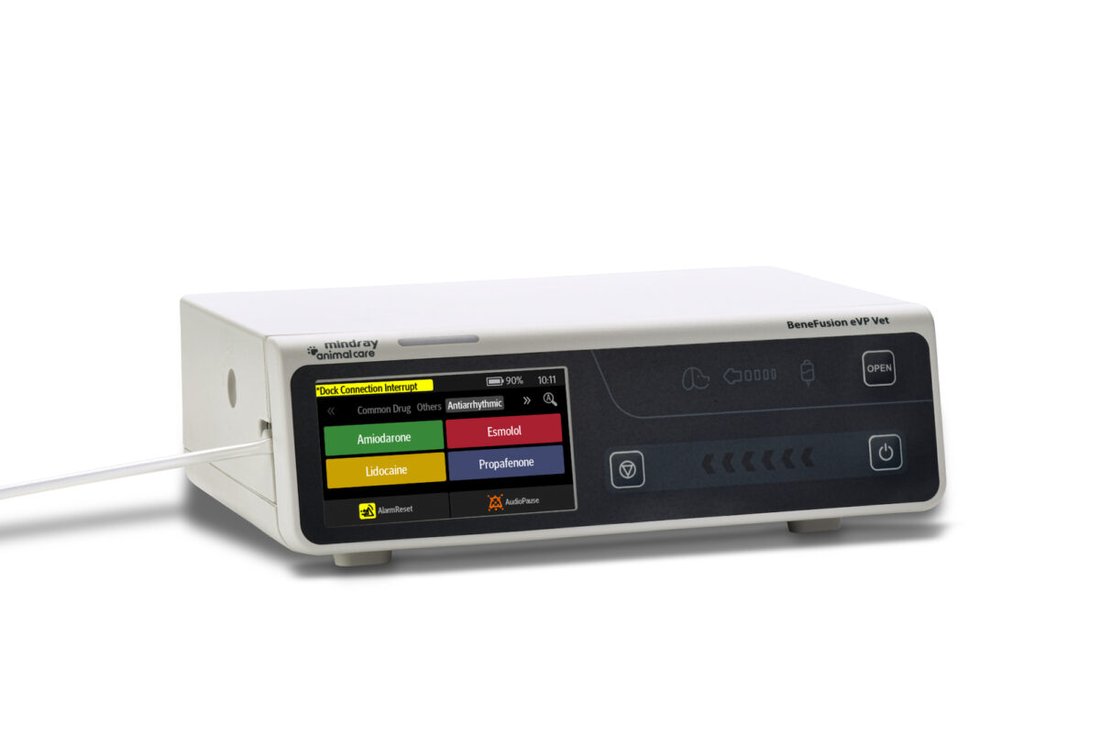 „Mindray BeneFusion eVP Vet Volumen-Infusionspumpe – Frontansicht“