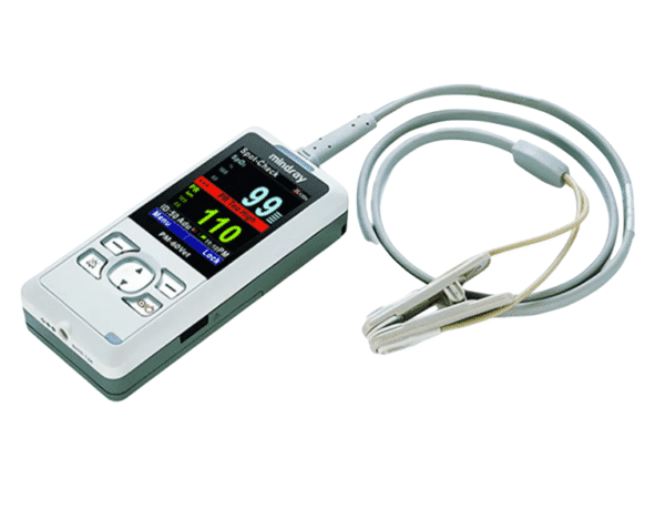 Mindray PM‑60 Vet Pulsoximeter – Vorderansicht Handgerät